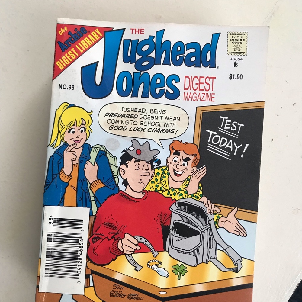 Jughead Jones Digest Magazine #98- Colorful Comic Cover